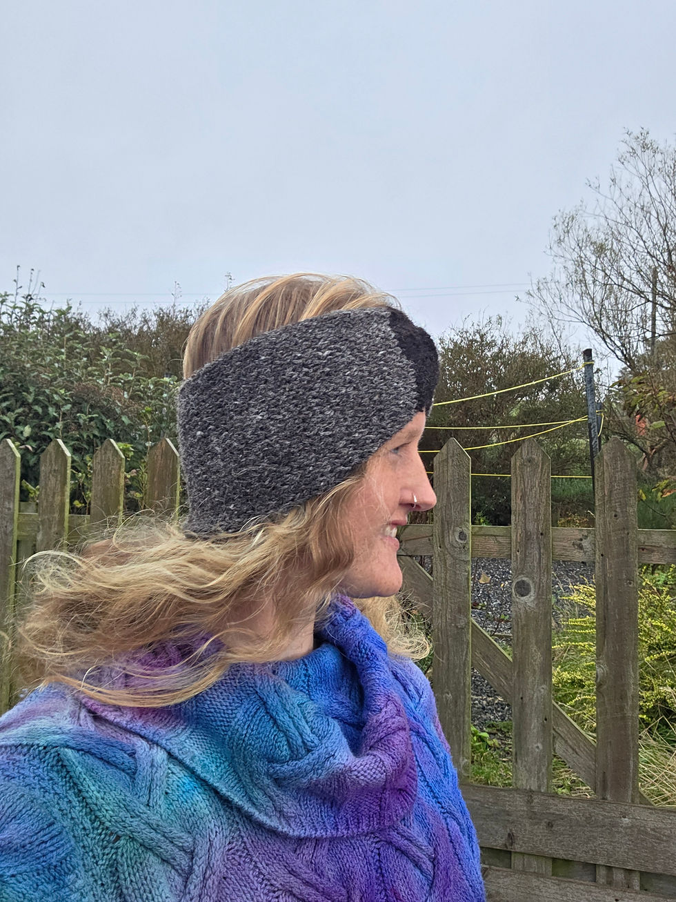 תמונה ממוזערת: Hand Knitted UistWool headband 