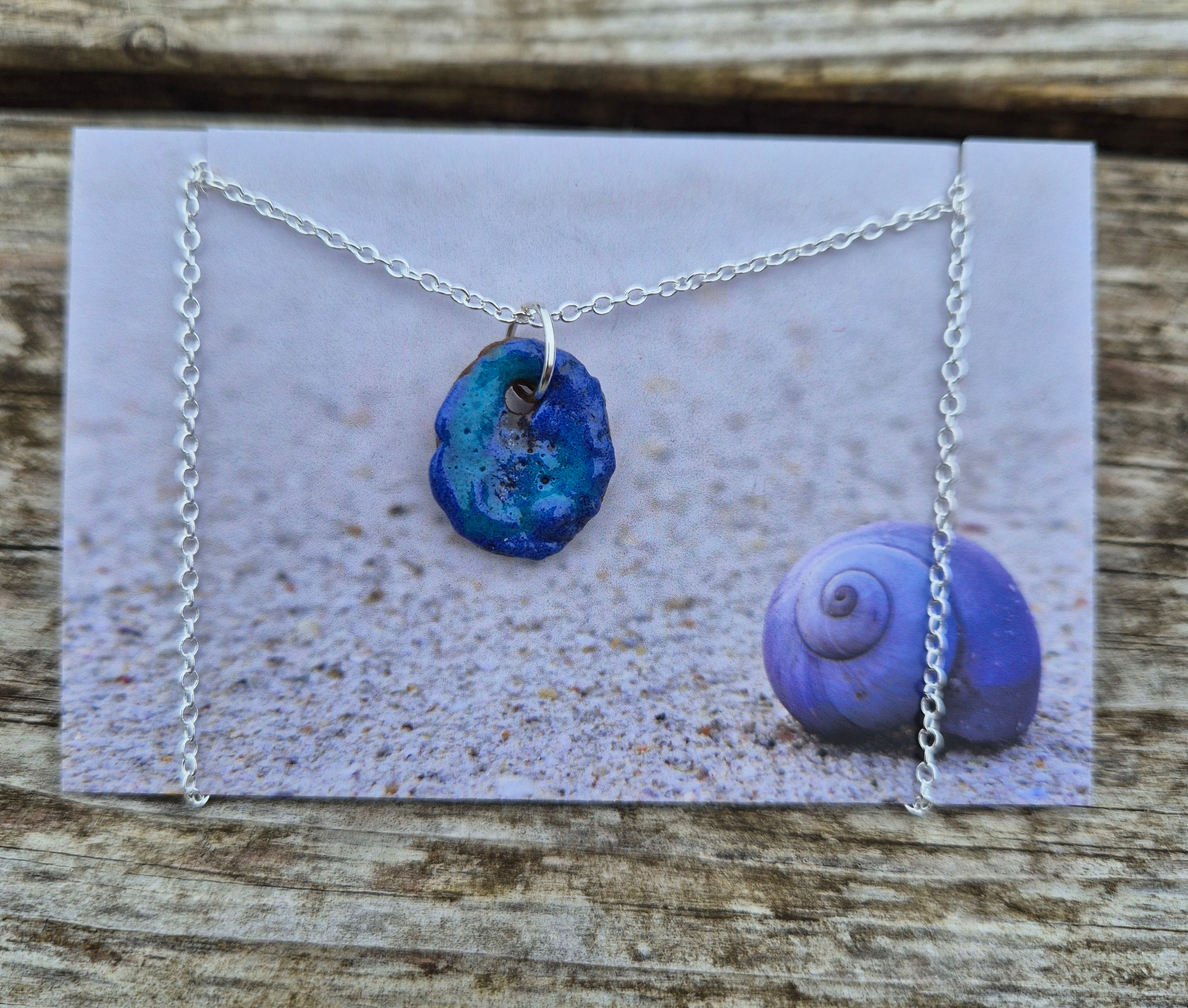 Raku Ceramic Necklace