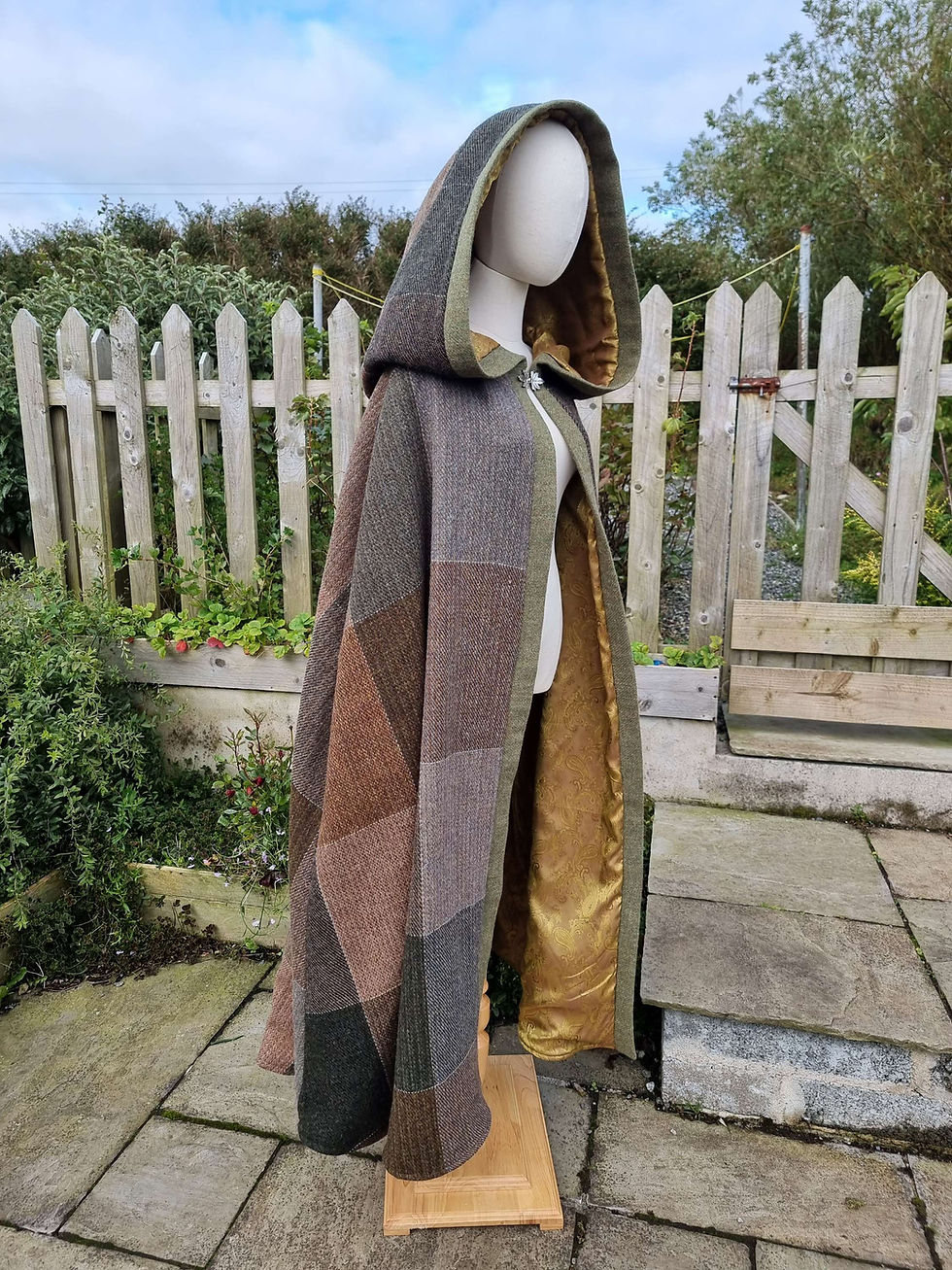Miniatiūra: Two Sisters Tweeds Elven Cloak made to order
