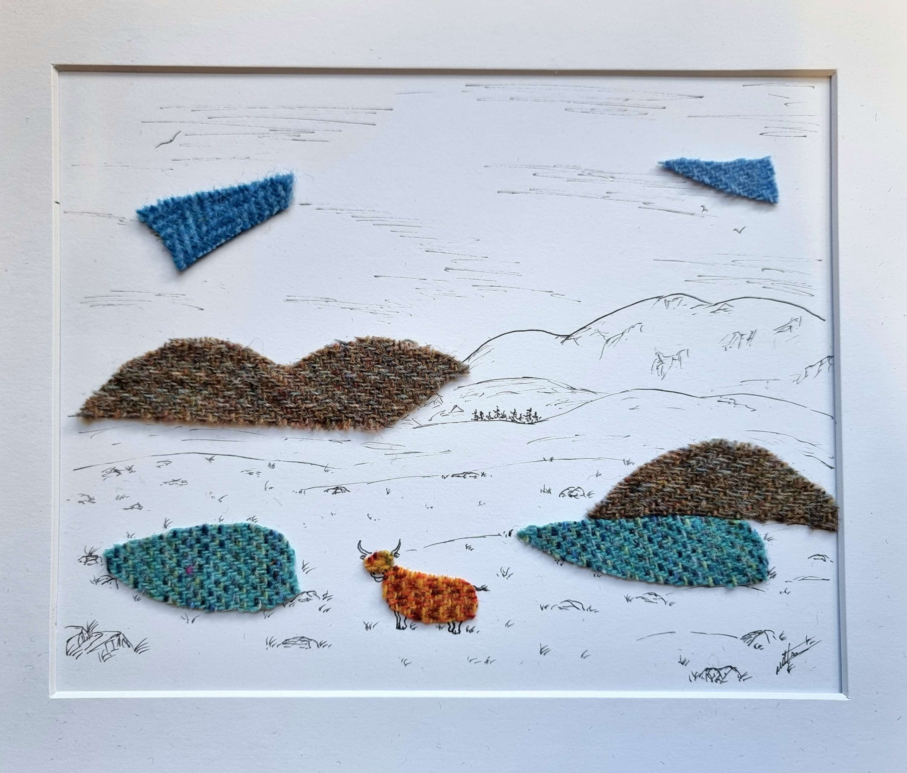 Tweed and pen original picture 