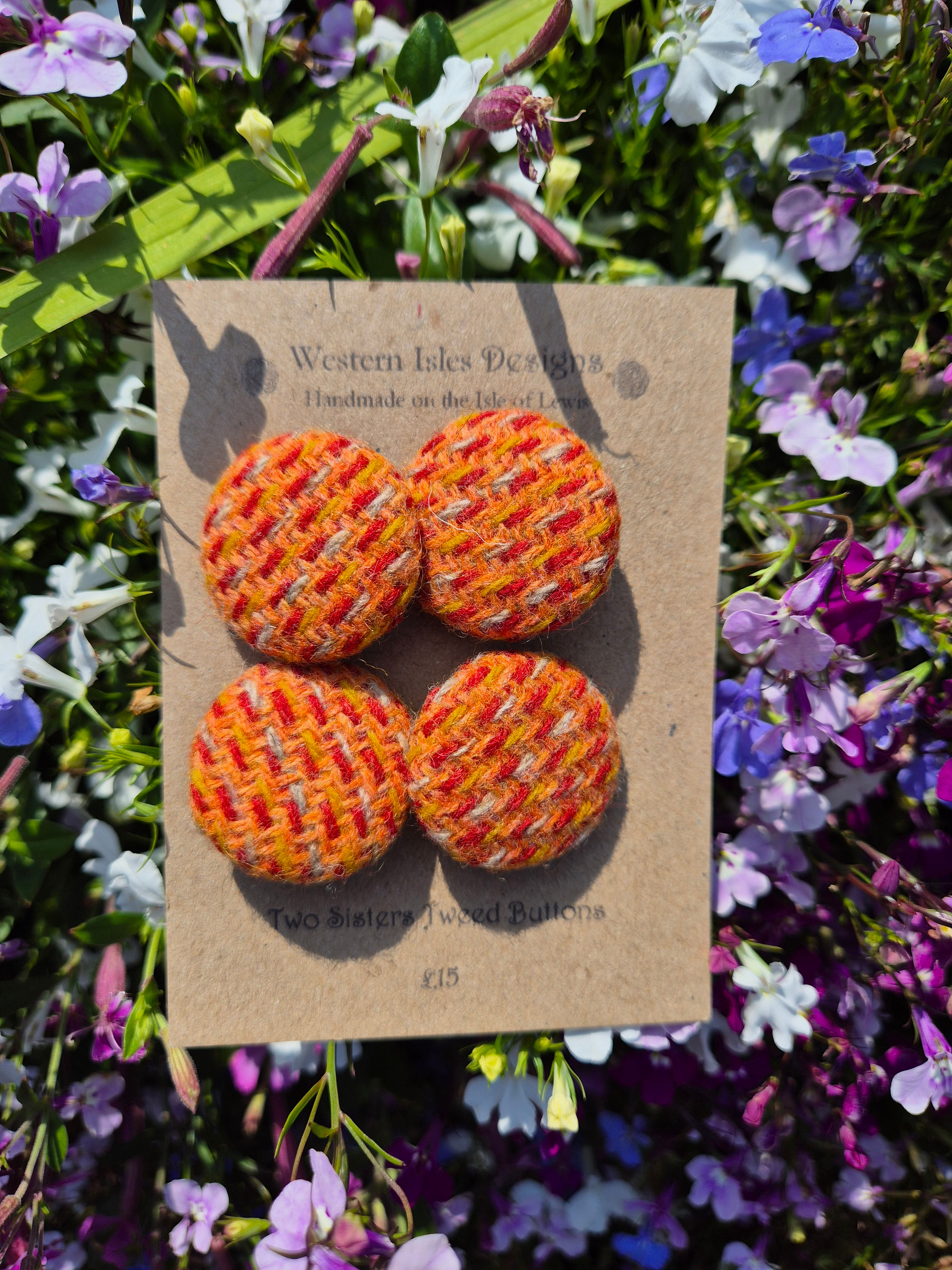 Two Sisters Tweed buttons 