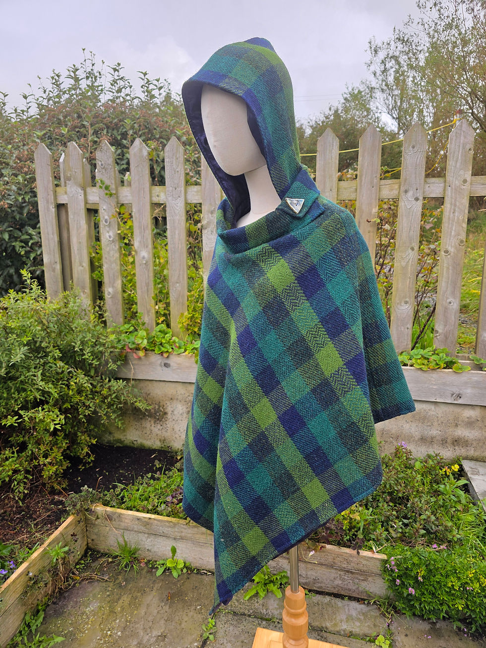 Thumbnail: Two Sisters Tweeds Poncho Cloak