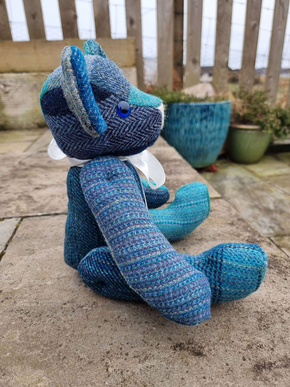 Miniatyrbild: Tweed Teddy Bear