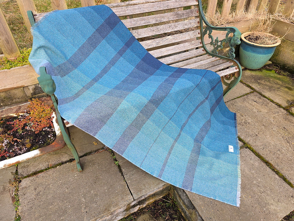 Thumbnail: Two Sisters Tweed Throw Lambswool 