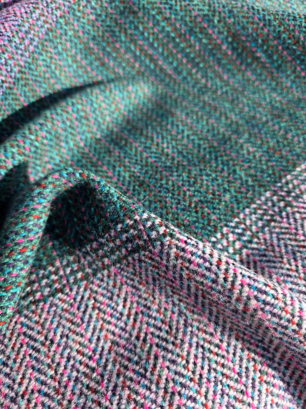 Thumbnail: Two Sisters Tweed Throw Lambswool 