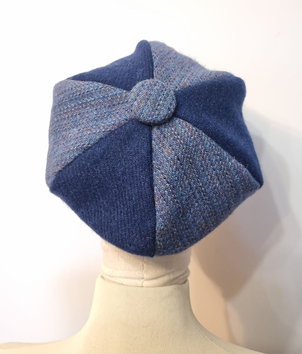 Μικρογραφία: Harris Tweed cap hat 56cm