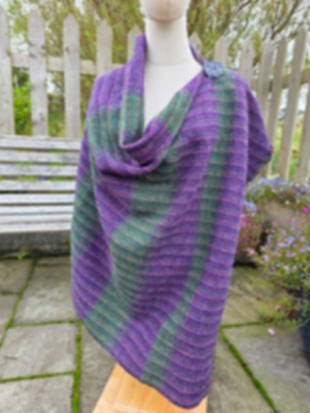 Two Sisters Tweeds shawl 