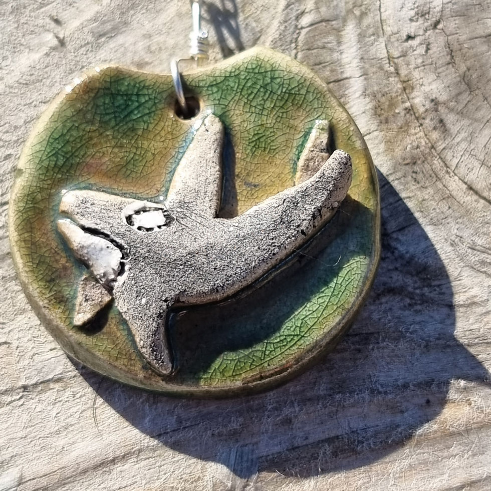 ภาพขนาดย่อ: Ceramic Necklace Orca