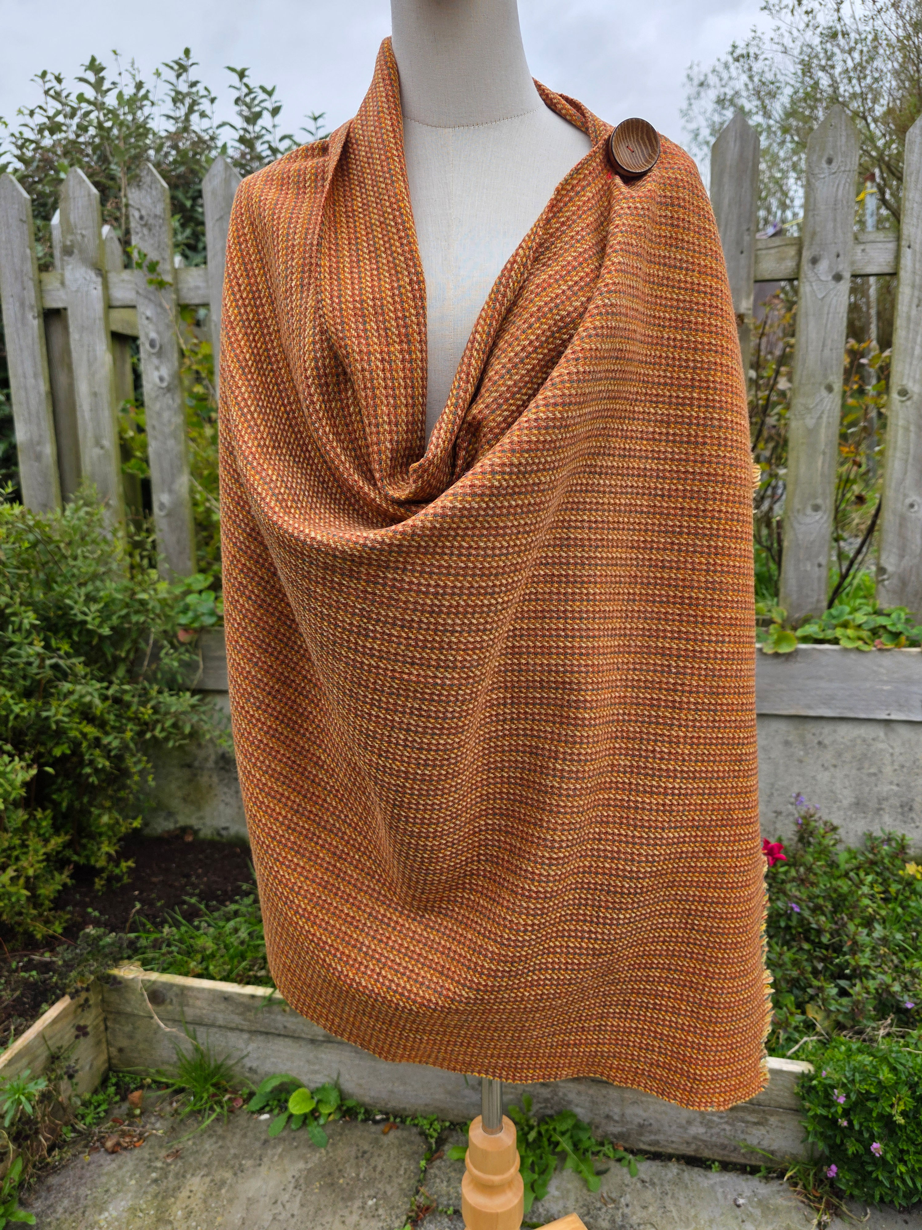 Two Sisters Tweed Shawl Lambswool