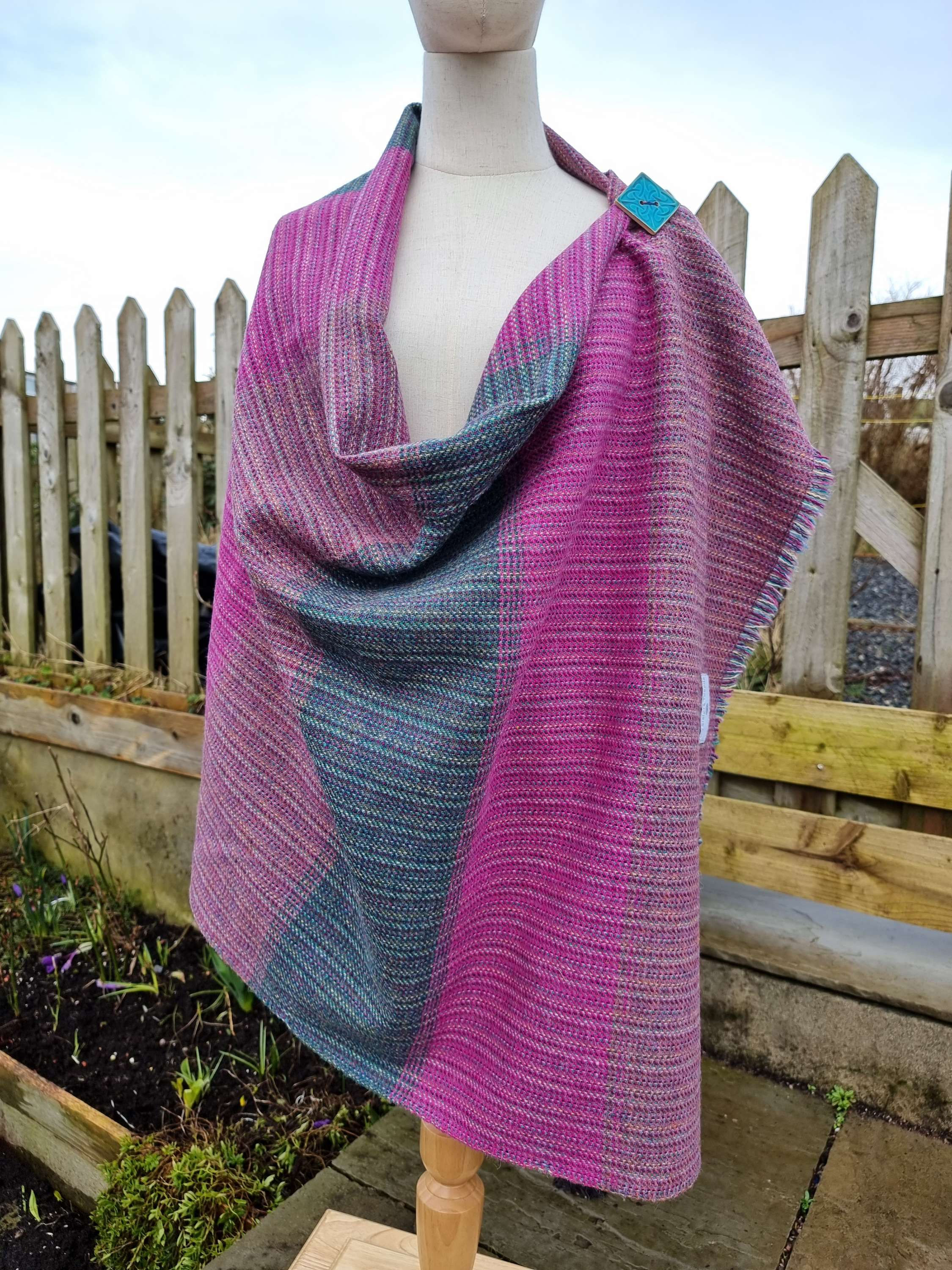 Two Sisters Tweeds shawl 