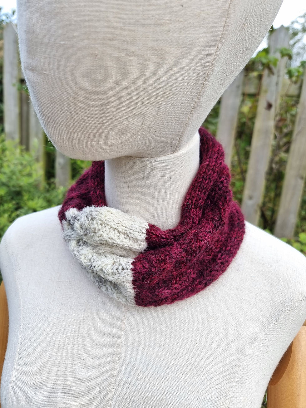 Thumbnail: Hand Knitted gotland cowl/ headband