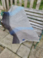 Thumbnail: Gotland x Hebridean, alpaca-rose tweed throw