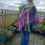 Thumbnail: Two Sisters Tweed Poncho Cloak - Aurora 