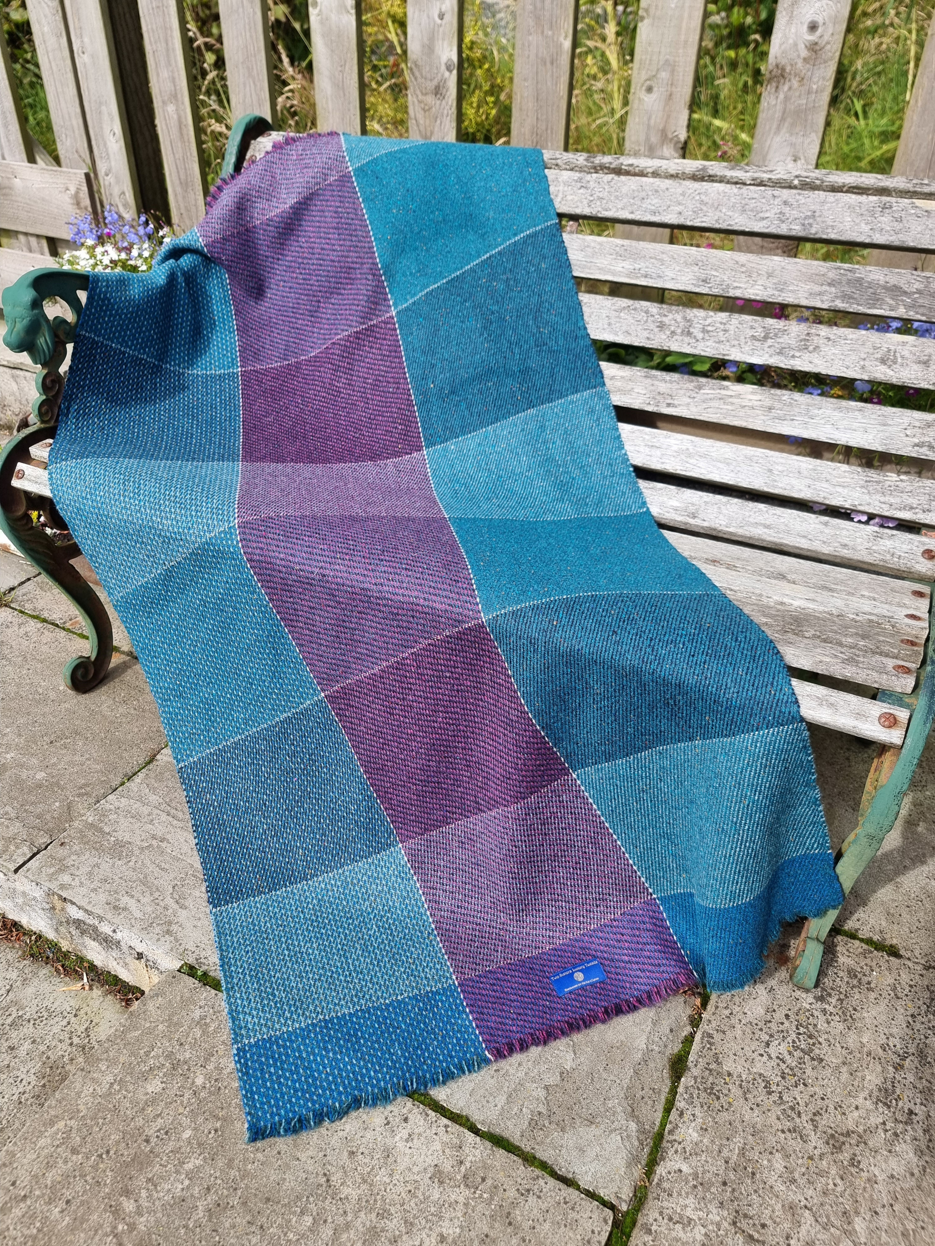 Two Sisters Tweed Throw heavyweight 