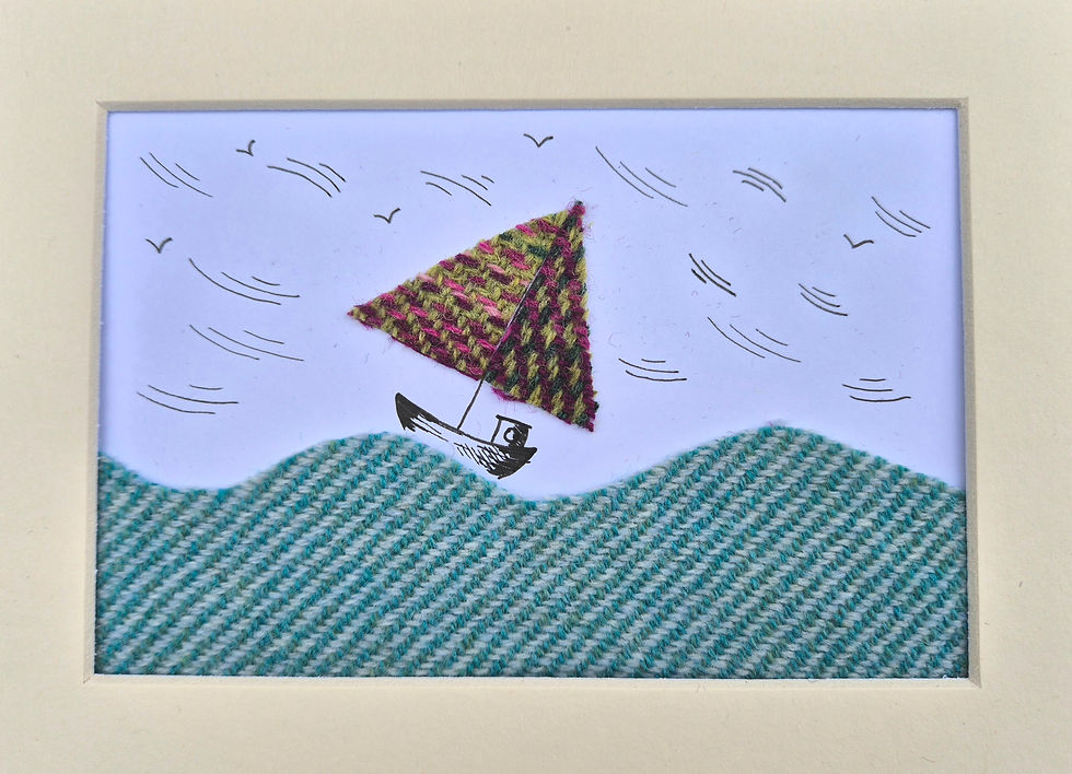Tweed and pen original picture 