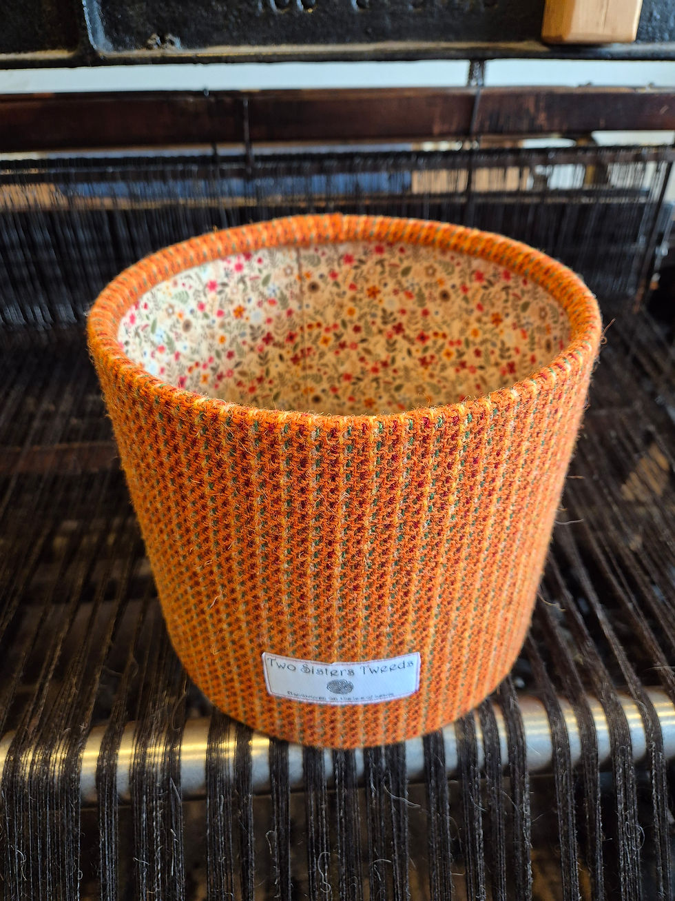 Two Sisters Tweed luxury lampshade