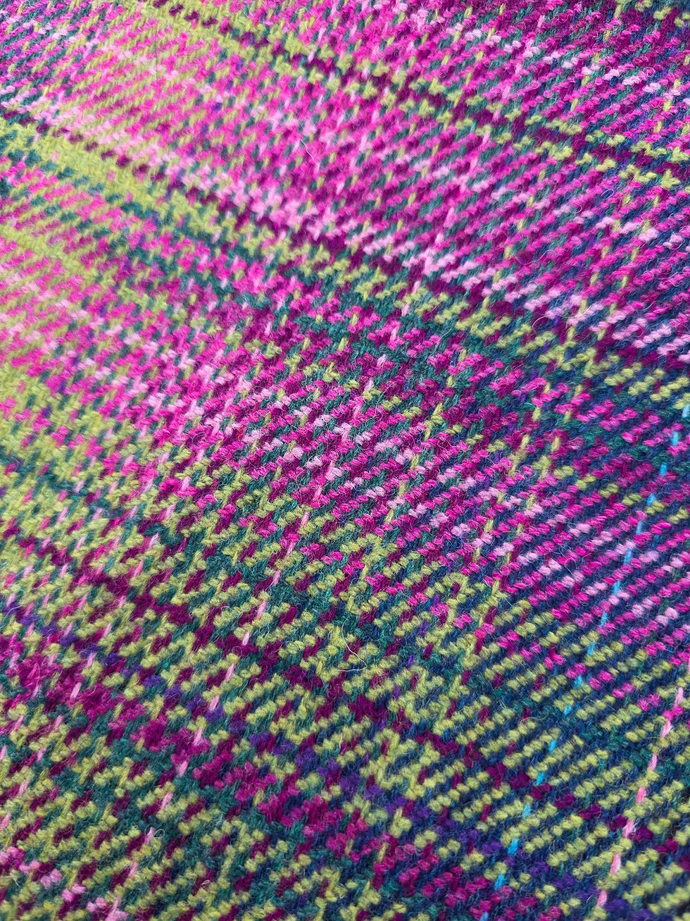 Thumbnail: Three Sisters Tweed Fabric - Aurora 
