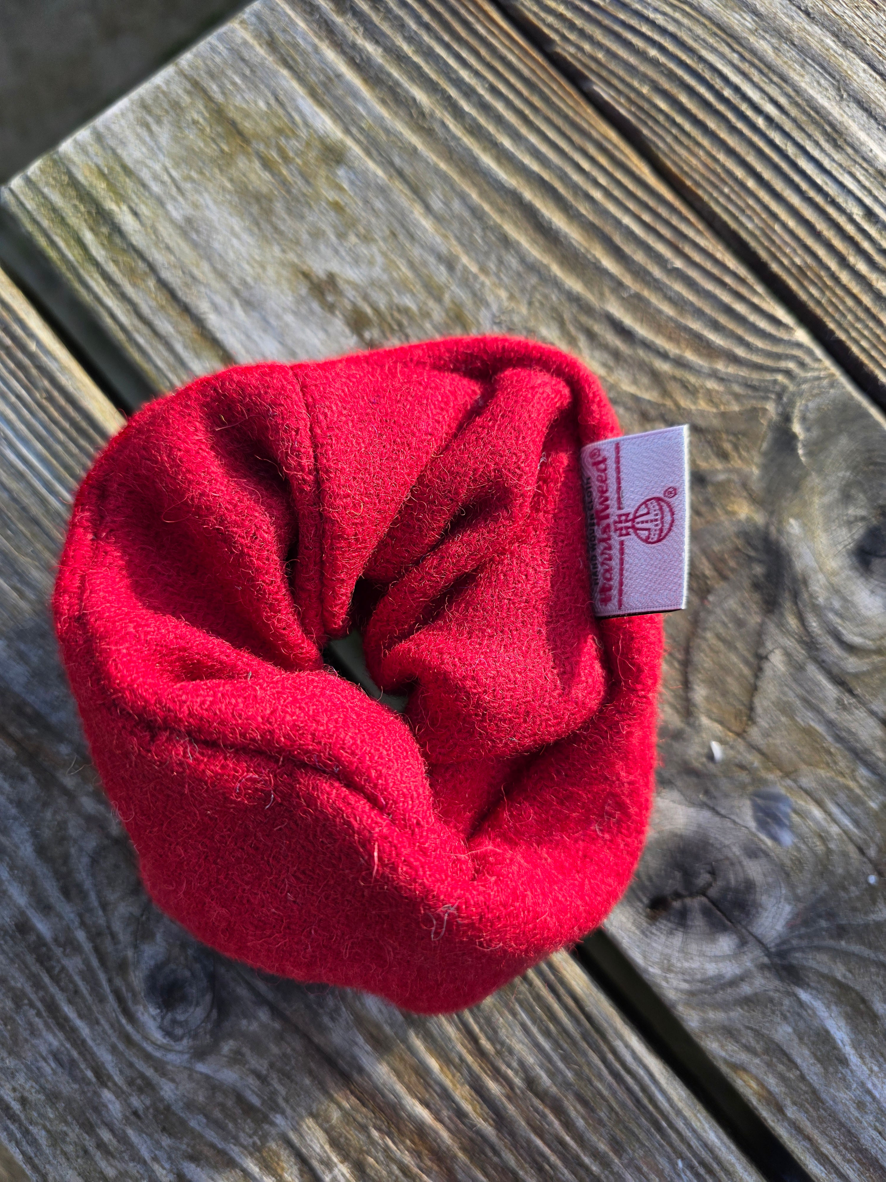 Harris Tweed hair scrunchie