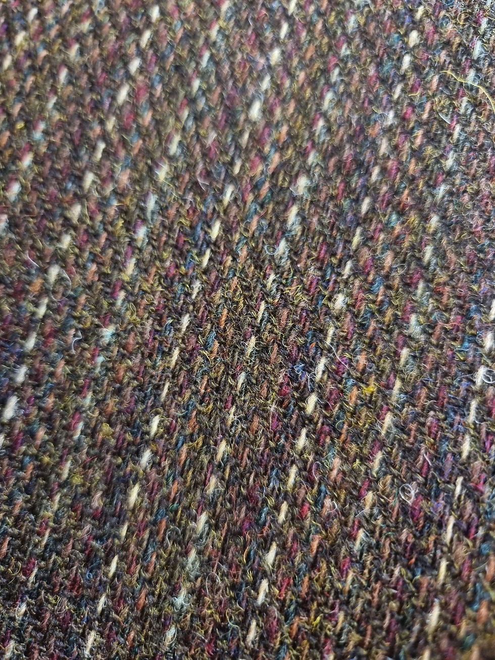 Miniaturbild: Two Sisters Tweed Fabric - pentland dark moss 