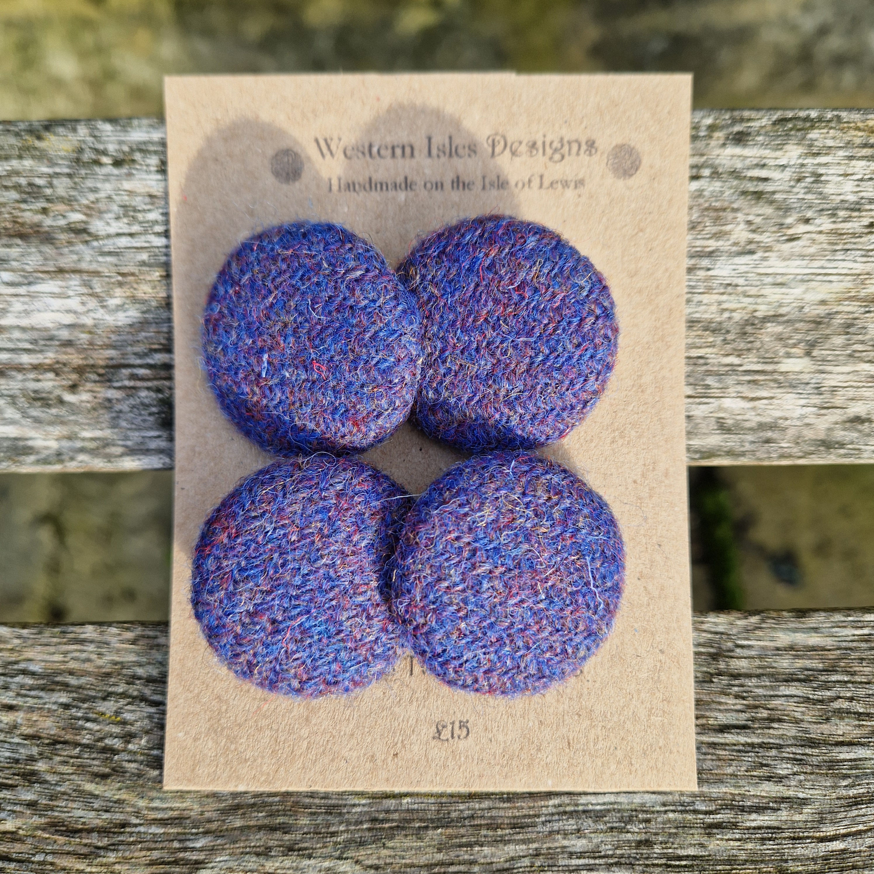 Harris tweed buttons 