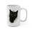 Thumbnail: Black Cat Coffee Mug, Escaping Cat