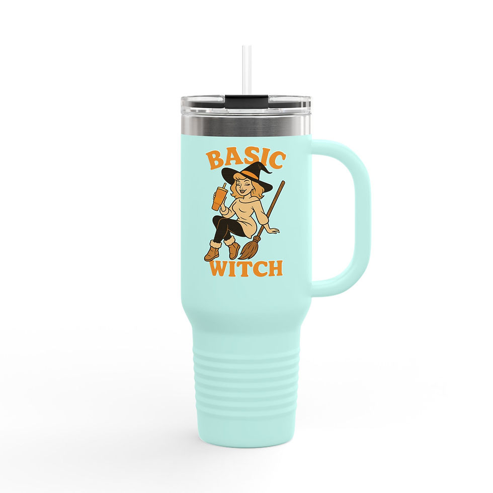 Thumbnail: Basic Witch Insulated Travel Mug, 40oz