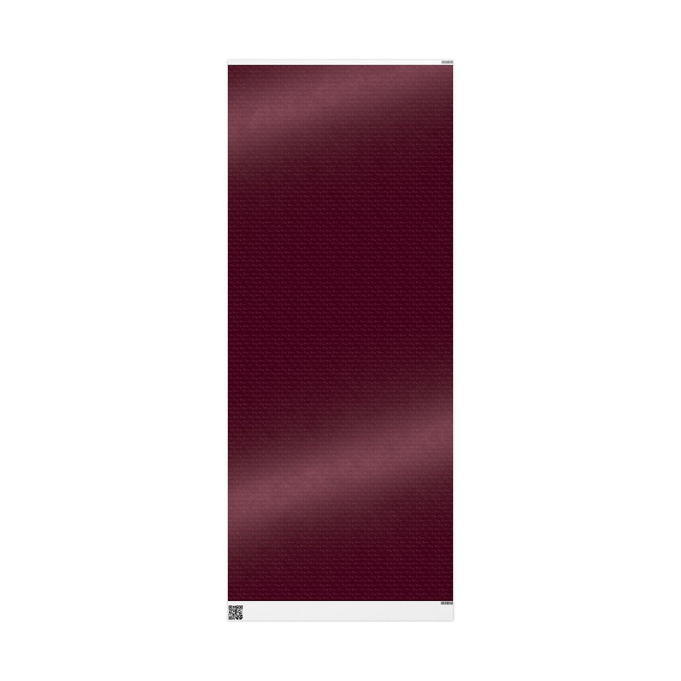 Thumbnail: You're My Person – Burgundy Wrapping Paper | Romantic Gift Wrap 