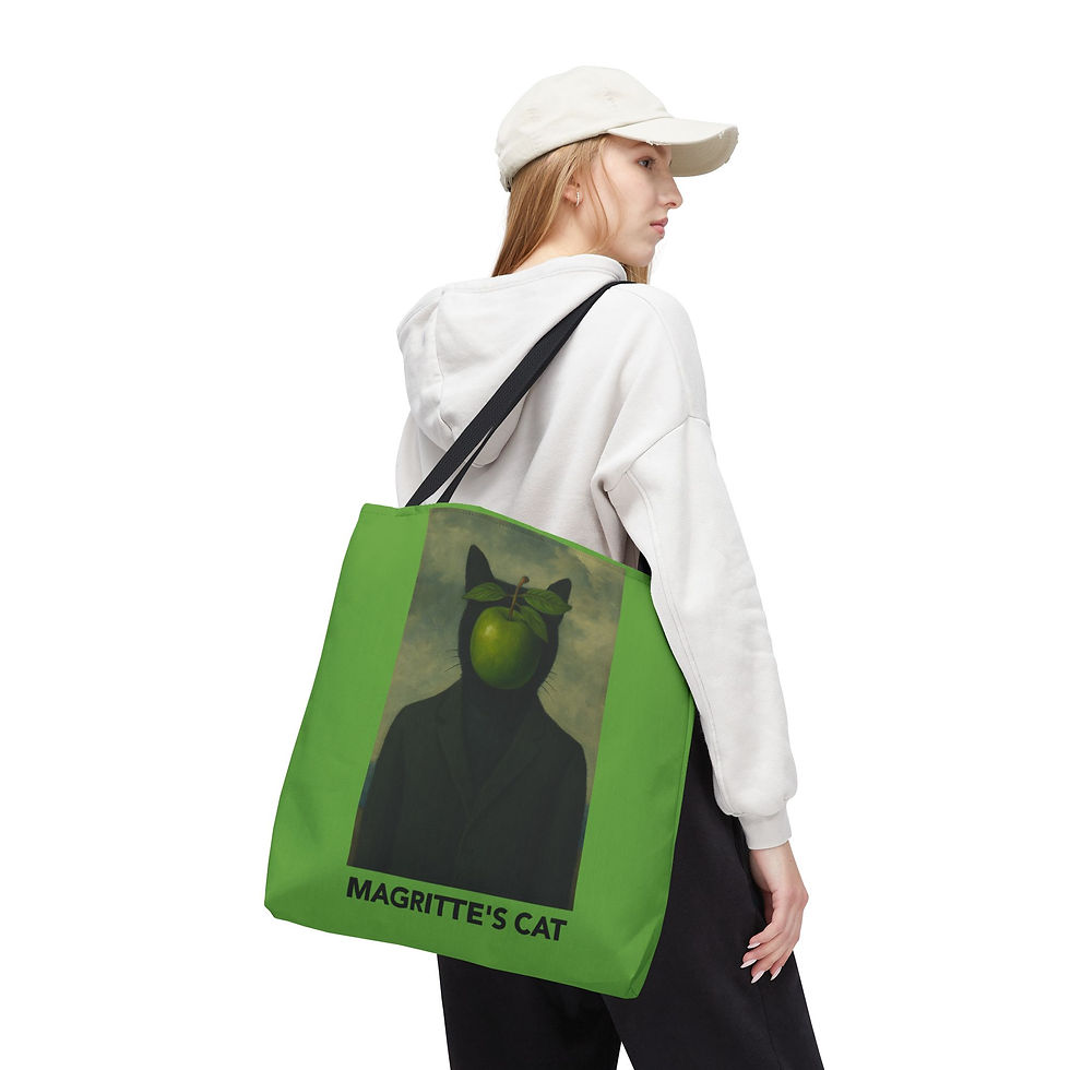 Thumbnail: Magritte's Cat Tote Bag 