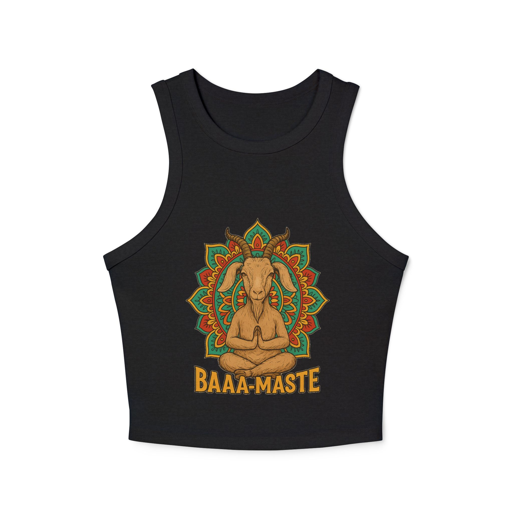 Baaa-maste Yoga Tank Top, Women's Goat Yoga Top