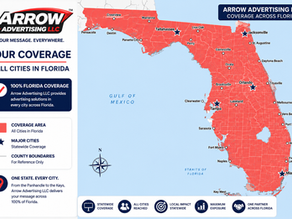 Understanding Arrow Advertising LLC's Coverage Across All of Florida