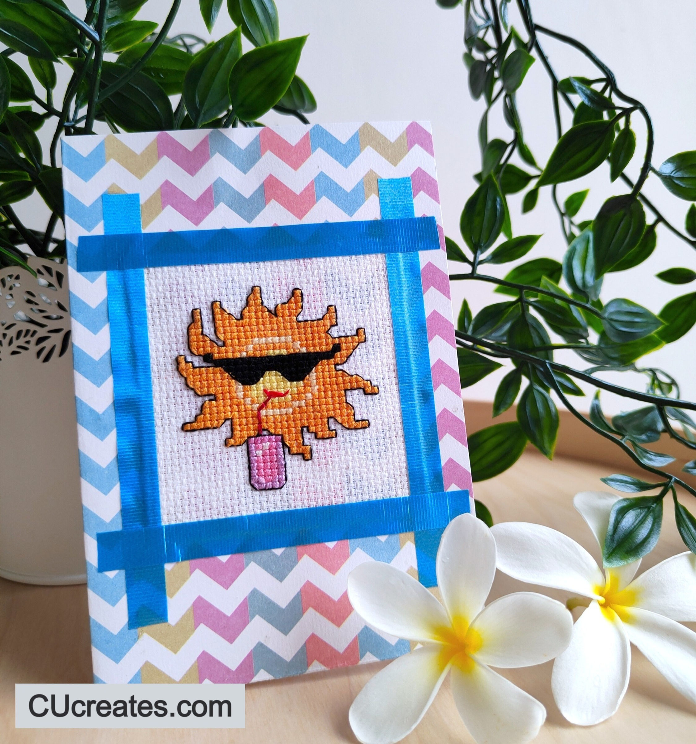 Cross Stitch Cool Sun