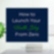 Blog cover with the title How to launch your health blog from zero