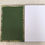 Thumbnail: Hand Bound Journal with Green Marbling Cover