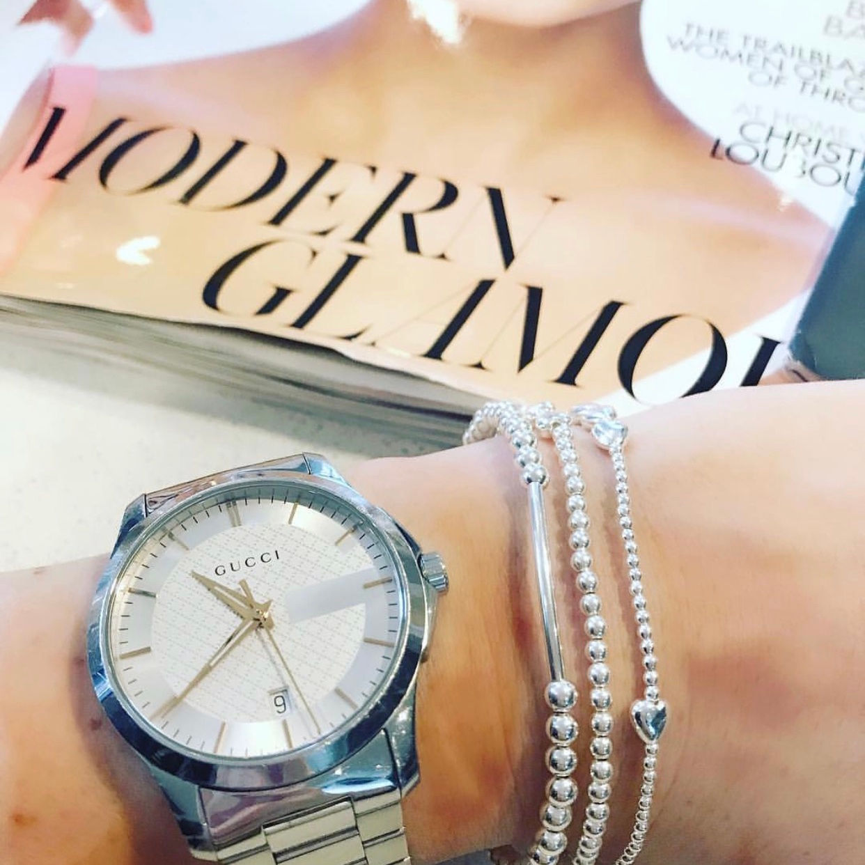 Lumière Silver Bracelet Set