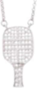 pickleball pendant necklace jewelry