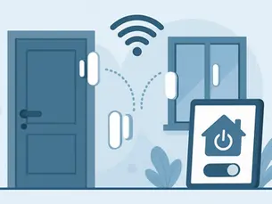 Türkontakt und Fensterkontakt im Smart Home