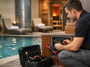 Wellnessanlage Störung schnell beheben