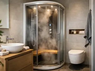 Wer bietet massgeschneiderte Dampfduschen für kleine Badezimmer an?