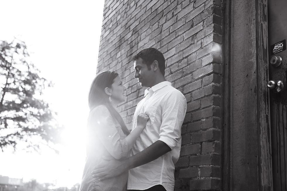 Dallas Deep Ellum Love Engagement Photoshoot Sree & Ann