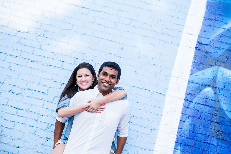Dallas Deep Ellum Love Engagement Photoshoot Sree & Ann