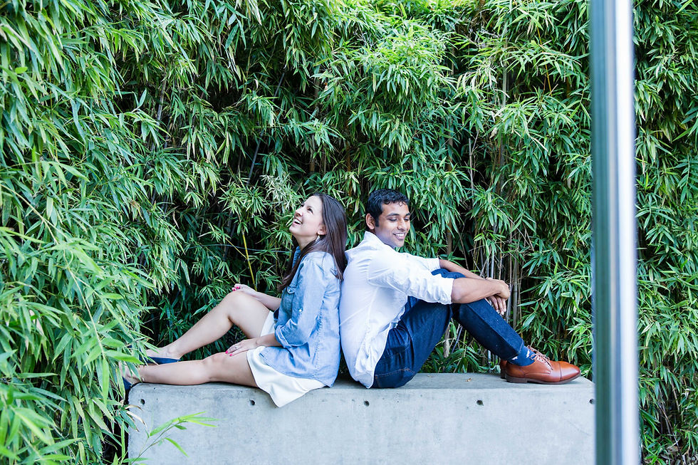 Dallas Deep Ellum Engagement Photoshoot Sree & Ann