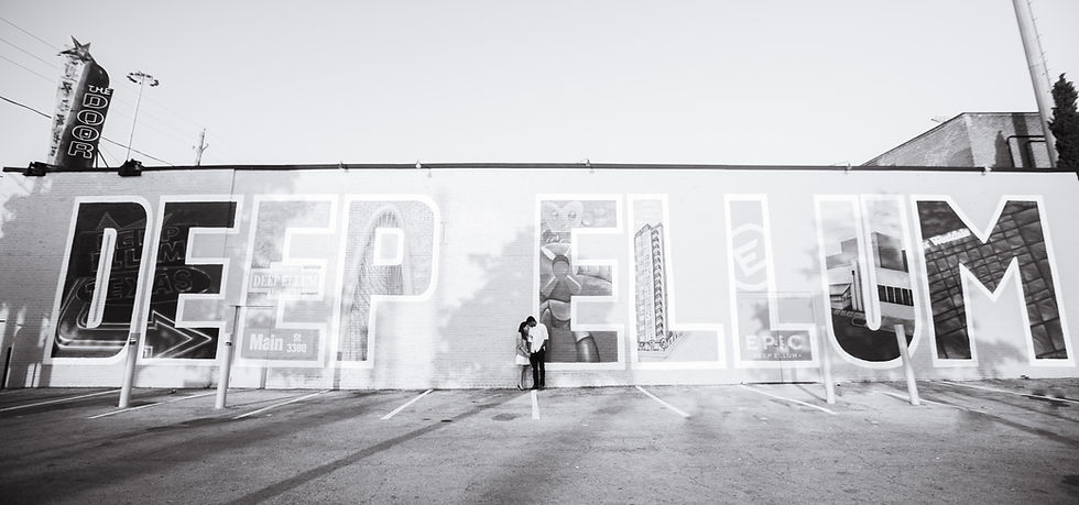 Dallas Deep Ellum Engagement Photoshoot Sree & Ann