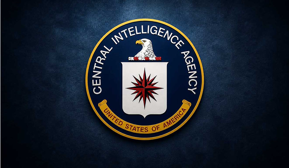 Central Intelligence Agency (CIA) seal representing the United States intelligence agency.