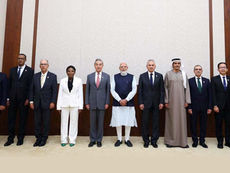 BRICS national security advisers and senior officials attend the security meeting in New Delhi, India.