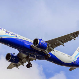 IndiGo aircraft after DGCA warning over dangerous goods handling lapses