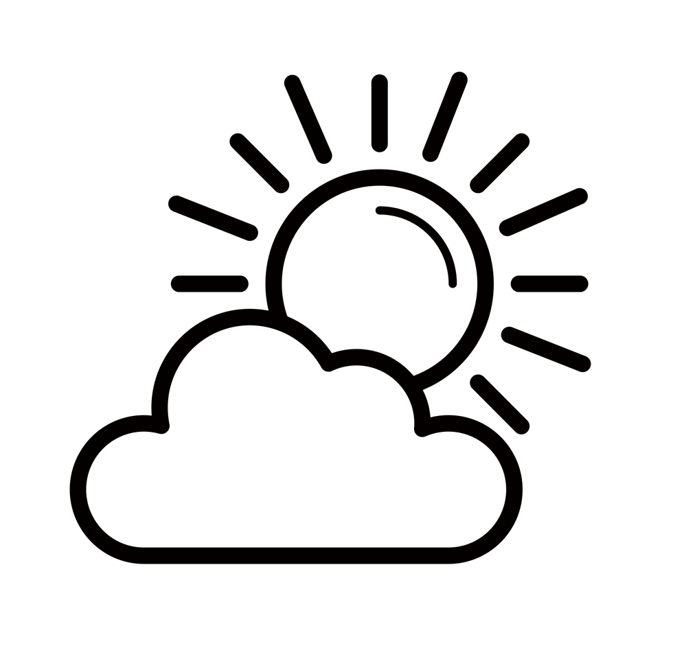 UpdatedPlus Weather page icon with sunny and cloudy weather illustration