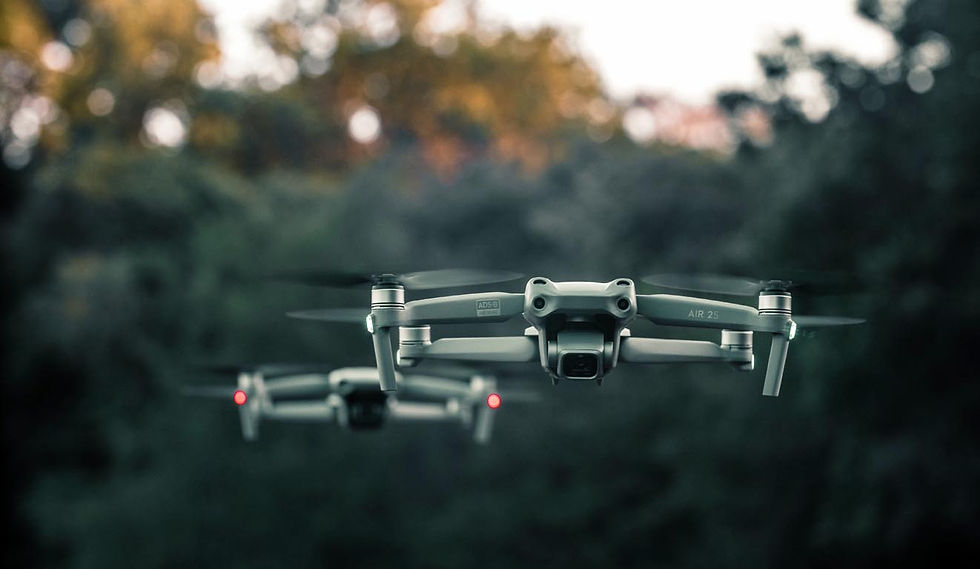 Drone representing India's expanding indigenous defence manufacturing sector