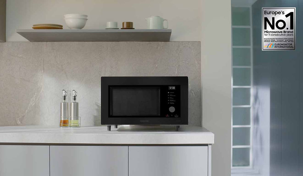 Samsung microwave ovens as company leads European microwave market for 11th consecutive year