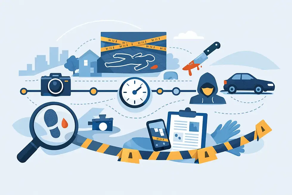 How Crime Scene Timelines Work
