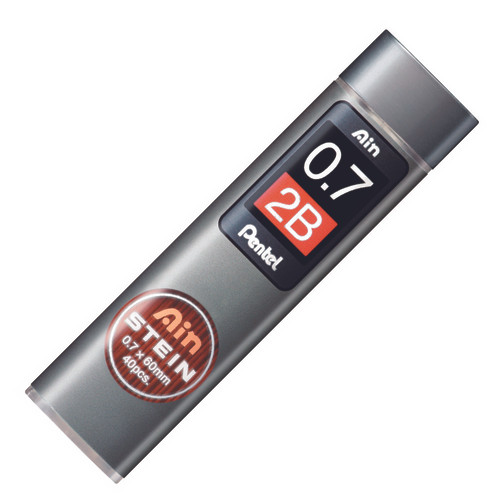 Pentel Mine Per Matita Automatica 0.7mm Härtegrad 2B - Confezione Da 40 Mine, Per Scrittura Precisa - Foto 3